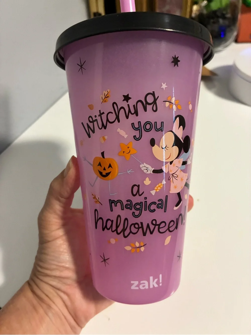 Disney Halloween Minnie Mouse Plastic tumbler Cup